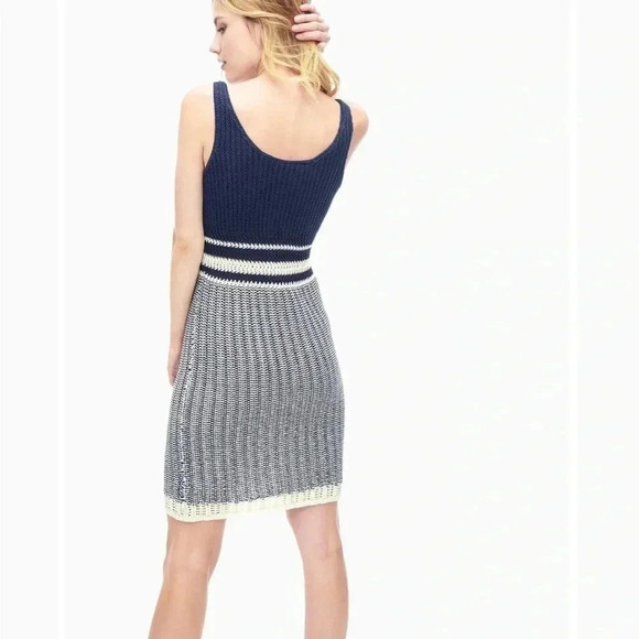 Splendid Sweater Dress Navy/Cream size XS - Picture 2 of 6